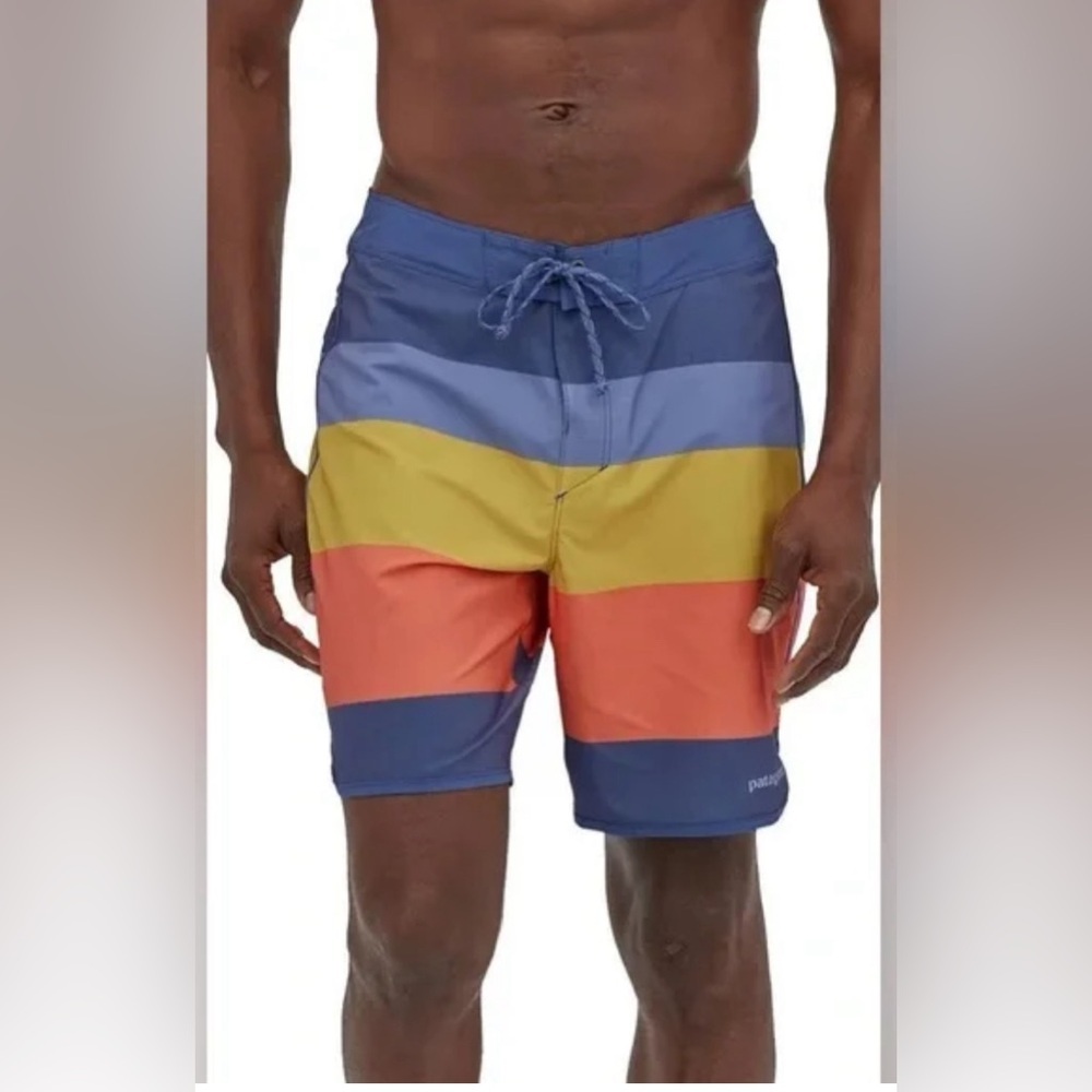 Men's PATAGONIA Hydropeak Boardshorts 21" Sz 31 Current Blue MSRP $69